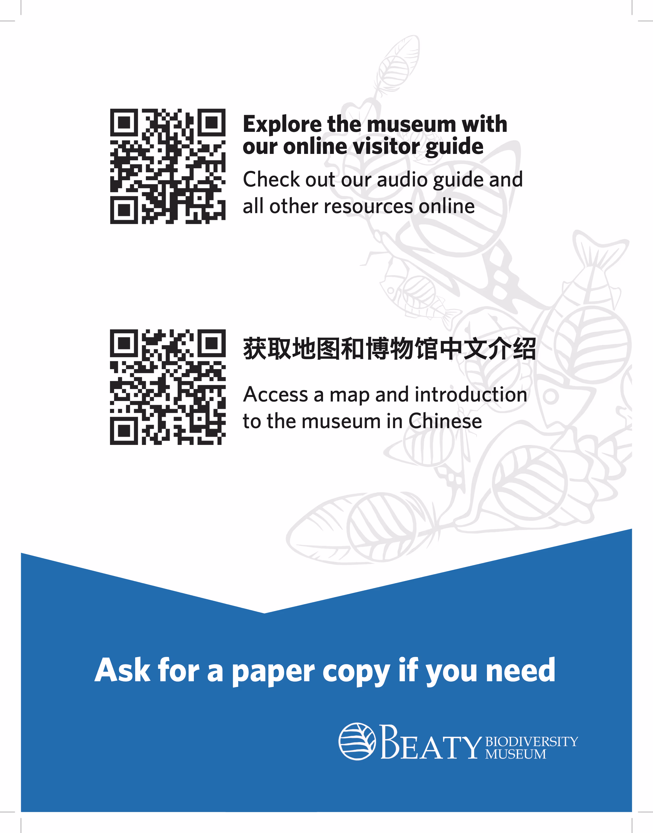 Signage graphic